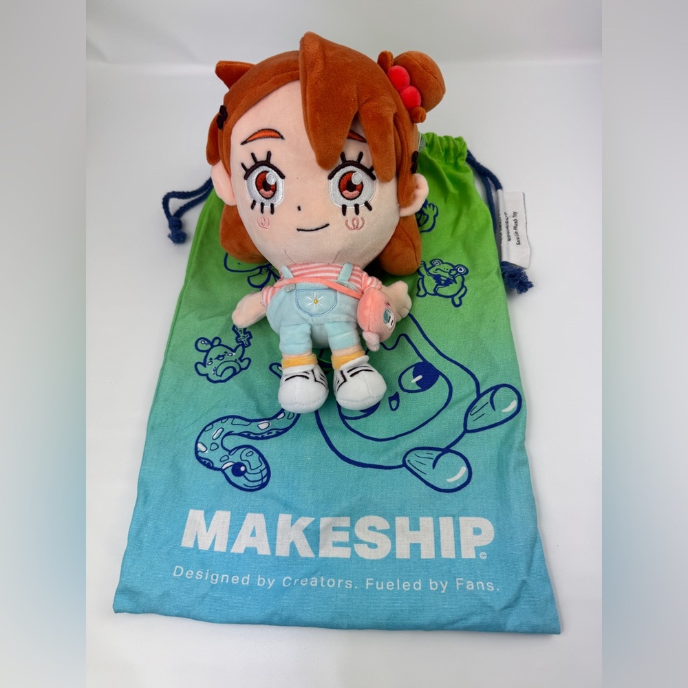 Sara Lin Webtoon Plush new w/tag and Bag RARE only 318 made